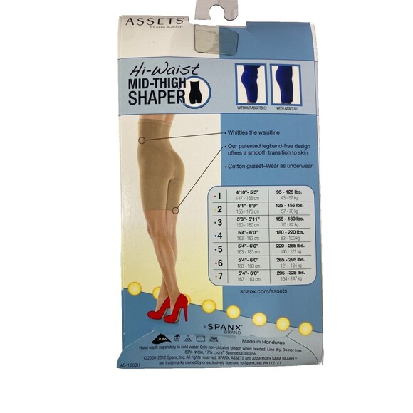 SPANX Assets by Sara Blakely High Waist Mid Thigh Shaper Women's Size 4 - Picture 7 of 7